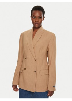 Herskind Marynarka Laila 5411177 Beżowy Slim Fit ze sklepu MODIVO w kategorii Marynarki damskie - zdjęcie 181099497