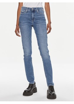 Calvin Klein Jeans Jeansy J20J222755 Niebieski Skinny Fit ze sklepu MODIVO w kategorii Jeansy damskie - zdjęcie 181099506