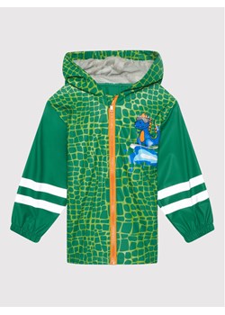 Playshoes Kurtka przeciwdeszczowa 408403 M Zielony Regular Fit ze sklepu MODIVO w kategorii Kombinezony i kurtki - zdjęcie 181099578