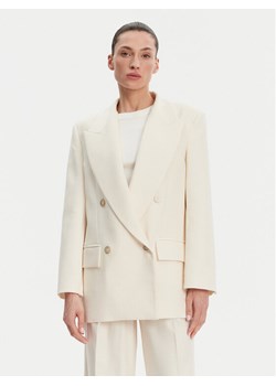 Simona Corsellini Marynarka P25CPGI00701 Écru Regular Fit ze sklepu MODIVO w kategorii Marynarki damskie - zdjęcie 181099628