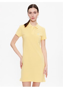 Polo Ralph Lauren Sukienka codzienna 211799490010 Żółty Regular Fit ze sklepu MODIVO w kategorii Sukienki - zdjęcie 181099696