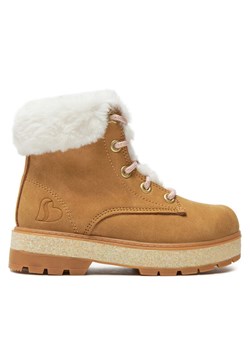 Skechers Trapery Street Glitz 310952L Brązowy ze sklepu MODIVO w kategorii Buty zimowe dziecięce - zdjęcie 181099749