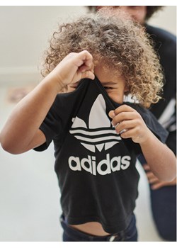 adidas T-Shirt Trefoil DV2829 Czarny Regular Fit ze sklepu MODIVO w kategorii Koszulki niemowlęce - zdjęcie 181099827