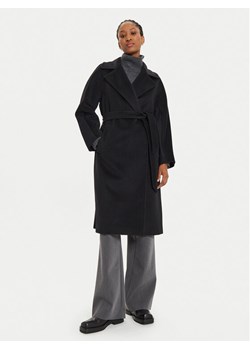 Weekend Max Mara Płaszcz wełniany Resina 2425016092 Czarny Regular Fit - id: 0000304199387 - marki Max Mara - 181099905 Weekend Max Mara Płaszcz wełniany Resina 2425016092 Czarny Regular Fit ze sklepu MODIVO w kategorii Płaszcze damskie - zdjęcie 181099905