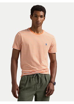 Polo Ralph Lauren T-Shirt 710956828002 Pomarańczowy Custom Slim Fit ze sklepu MODIVO w kategorii T-shirty męskie - zdjęcie 181100097