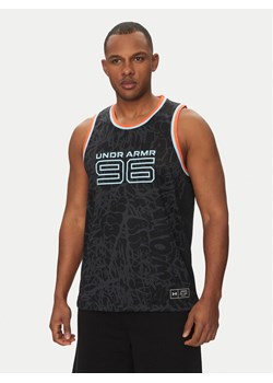 Under Armour Tank top Zone Pro 6000369 Czarny Regular Fit ze sklepu MODIVO w kategorii T-shirty męskie - zdjęcie 181100179