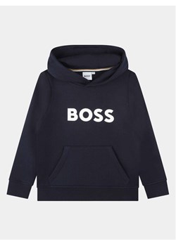 Boss Bluza J25Q15 D Granatowy Regular Fit ze sklepu MODIVO w kategorii Bluzy chłopięce - zdjęcie 181100237