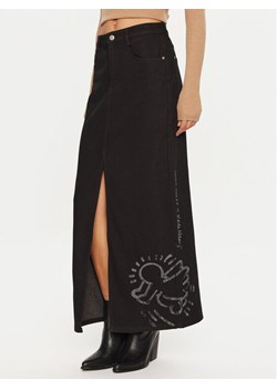 Miss Sixty Spódnica jeansowa 6L3KJ2450000 Czarny Regular Fit ze sklepu MODIVO w kategorii Spódnice - zdjęcie 181100285