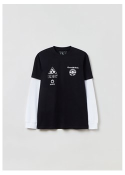 OVS Bluzka GRAND & HILLS 1606339 Czarny Regular Fit ze sklepu MODIVO w kategorii T-shirty chłopięce - zdjęcie 181100305