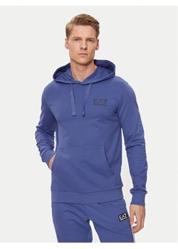 EA7 Emporio Armani Bluza 8NPM18 PJ05Z 1557 Niebieski Regular Fit ze sklepu MODIVO w kategorii Bluzy męskie - zdjęcie 181100335