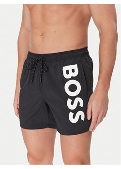 BOSS Szorty kąpielowe Octopus 50514502 Czarny Regular Fit ze sklepu MODIVO w kategorii Kąpielówki - zdjęcie 181100369