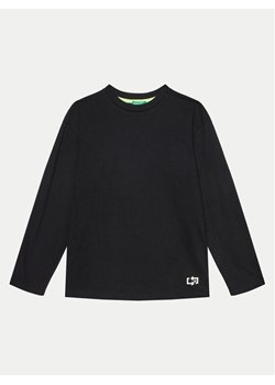 United Colors Of Benetton Bluzka 3EG9C10M6 Czarny Regular Fit ze sklepu MODIVO w kategorii T-shirty chłopięce - zdjęcie 181100418