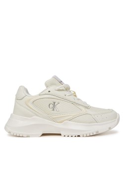 Calvin Klein Jeans Sneakersy V3A9-82030-1695530 M Biały ze sklepu MODIVO w kategorii Buty sportowe dziecięce - zdjęcie 181100448