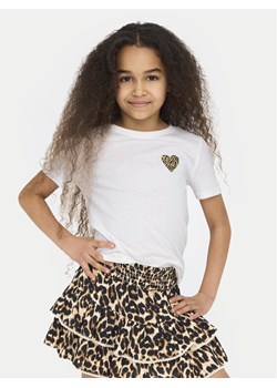 Kids ONLY T-Shirt Nina 15347961 Biały Regular Fit ze sklepu MODIVO w kategorii Bluzki dziewczęce - zdjęcie 181100459