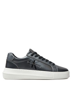 Calvin Klein Jeans Sneakersy Chunky Cupsole Laceup Lth Ml Mtl YW0YW01517 Czarny - id: 0000304211799 - marki Calvin Klein - 181100499 Calvin Klein Jeans Sneakersy Chunky Cupsole Laceup Lth Ml Mtl YW0YW01517 Czarny ze sklepu MODIVO w kategorii Trampki damskie - zdjęcie 181100499