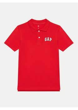 Gap Polo 559938 Czerwony Regular Fit ze sklepu MODIVO w kategorii T-shirty chłopięce - zdjęcie 181100515