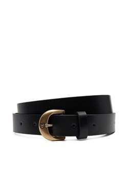 Calvin Klein Jeans Pasek Damski Casual Center Pin Buckle 25MM LV04K7009G Czarny ze sklepu MODIVO w kategorii Paski damskie - zdjęcie 181100538