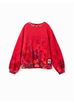 Desigual Bluza 23WGSK05 Czerwony Regular Fit ze sklepu MODIVO w kategorii Bluzy dziewczęce - zdjęcie 181100589