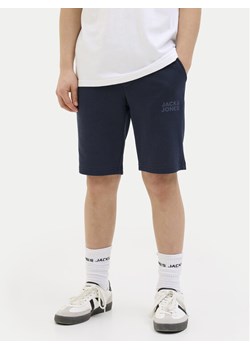 Jack&Jones Junior Szorty sportowe New Soft 12204818 Granatowy Slim Fit ze sklepu MODIVO w kategorii Spodenki chłopięce - zdjęcie 181100659