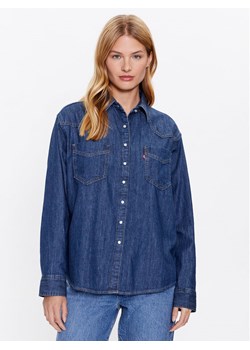 Levi's® Koszula jeansowa Donovan Western A5974-0007 Granatowy Relaxed Fit ze sklepu MODIVO w kategorii Koszule damskie - zdjęcie 181100796