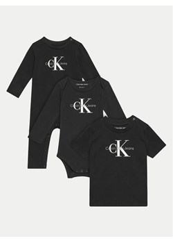 Calvin Klein Jeans Komplet dziecięcy Monlogo Essentials Giftpack IN0IN00212 Czarny Regular Fit ze sklepu MODIVO w kategorii Odzież dla niemowląt - zdjęcie 181100817
