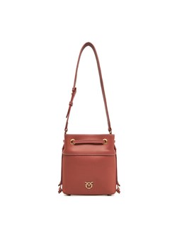 PINKO Torebka SECCHIELLO MINI 104303 A29Q L84Q Brązowy ze sklepu MODIVO w kategorii Torebki worki - zdjęcie 181100959