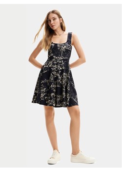 Desigual Sukienka letnia Tually 24SWVK09 Czarny Regular Fit ze sklepu MODIVO w kategorii Sukienki - zdjęcie 181100979