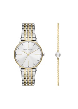 Armani Exchange Zegarek AX7156SET Srebrny ze sklepu MODIVO w kategorii Zegarki - zdjęcie 181101089