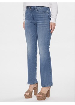 Guess Jeansy Shape Up Niebieski Straight Fit ze sklepu MODIVO w kategorii Jeansy damskie - zdjęcie 181101107