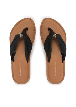 Tommy Hilfiger Japonki Th Elevated Beach Sandal FW0FW06985 Czarny ze sklepu MODIVO w kategorii Klapki damskie - zdjęcie 181101109