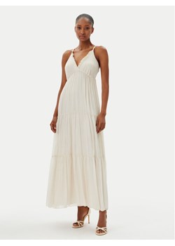 Haveone Sukienka letnia AFF-N011 Écru Loose Fit ze sklepu MODIVO w kategorii Sukienki - zdjęcie 181101167
