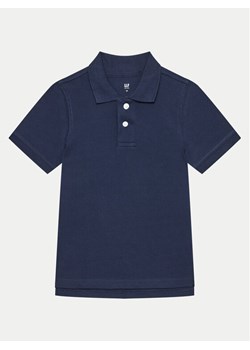 Gap Polo 404943-05 Granatowy Regular Fit ze sklepu MODIVO w kategorii T-shirty chłopięce - zdjęcie 181101178