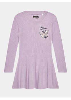 Guess Sukienka codzienna K3BK20 Z39T0 Fioletowy Regular Fit ze sklepu MODIVO w kategorii Sukienki dziewczęce - zdjęcie 181101186