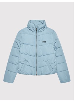 Vans Kurtka zimowa Foundry Puffer VN0A53PL Błękitny Regular Fit ze sklepu MODIVO w kategorii Kurtki dziewczęce - zdjęcie 181101249