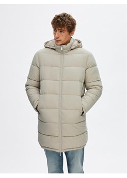 Selected Homme Kurtka zimowa Cooper 16089959 Beżowy Regular Fit ze sklepu MODIVO w kategorii Kurtki męskie - zdjęcie 181101259