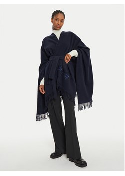 Max Mara Leisure Ponczo Martora 2426736028 Granatowy Relaxed Fit - id: 8056243864963 - marki Max Mara - 181101309 Max Mara Leisure Ponczo Martora 2426736028 Granatowy Relaxed Fit ze sklepu MODIVO w kategorii Poncza - zdjęcie 181101309