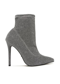 DeeZee Botki KL-HT6933-1 Srebrny ze sklepu MODIVO w kategorii Botki - zdjęcie 181101357