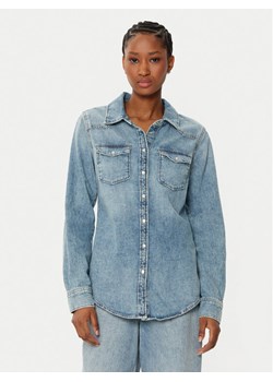 Tommy Hilfiger Koszula jeansowa WW0WW43730 Niebieski Slim Fit ze sklepu MODIVO w kategorii Koszule damskie - zdjęcie 181101535