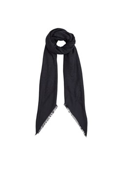 Calvin Klein Chusta Shiny Jacquard Monogram K60K612974 Czarny ze sklepu MODIVO w kategorii Szaliki i chusty damskie - zdjęcie 181101675