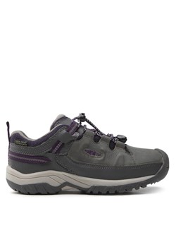 Keen Trekkingi Targhee Low Wp 1026295 Szary ze sklepu MODIVO w kategorii Buty trekkingowe dziecięce - zdjęcie 181101679