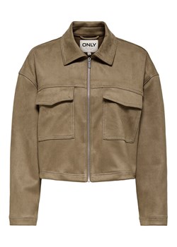 ONLY Kurtka z imitacji skóry Stina 15351260 Brązowy Regular Fit ze sklepu MODIVO w kategorii Kurtki damskie - zdjęcie 181101928