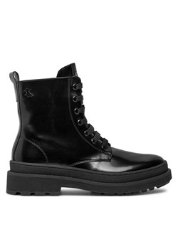 Calvin Klein Jeans Trapery Lace-Up Bootie V4A5-81031-1453 S Czarny ze sklepu MODIVO w kategorii Buty zimowe dziecięce - zdjęcie 181101946