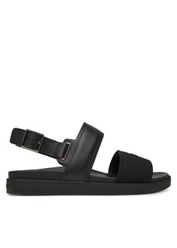 Calvin Klein Sandały Back Strap W/ Buckle Logo HM0HM01742 Czarny ze sklepu MODIVO w kategorii Sandały męskie - zdjęcie 181102028