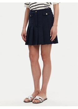 Tommy Hilfiger Spódnica plisowana WW0WW44731 Granatowy Regular Fit ze sklepu MODIVO w kategorii Spódnice - zdjęcie 181102058