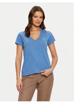 Polo Ralph Lauren T-Shirt 211902403015 Niebieski Regular Fit ze sklepu MODIVO w kategorii Bluzki damskie - zdjęcie 181102155