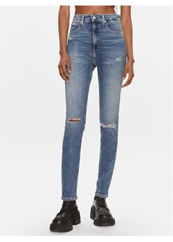 Calvin Klein Jeans Jeansy J20J222143 Niebieski Skinny Fit ze sklepu MODIVO w kategorii Jeansy damskie - zdjęcie 181102406