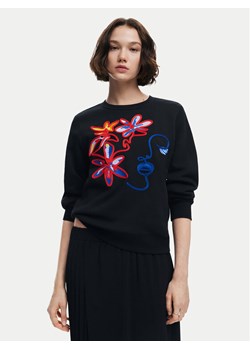 Desigual Bluza Lady 24WWSK16 Czarny Regular Fit ze sklepu MODIVO w kategorii Bluzy damskie - zdjęcie 181102529