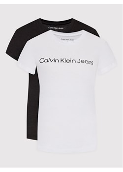 Calvin Klein Jeans Komplet 2 t-shirtów J20J220161 Kolorowy Slim Fit ze sklepu MODIVO w kategorii Bluzki damskie - zdjęcie 181102599