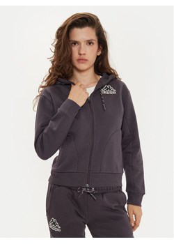 Kappa Bluza Femisa 351N2NW Szary Regular Fit ze sklepu MODIVO w kategorii Bluzy damskie - zdjęcie 181102759