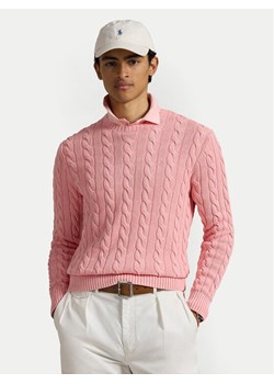 Polo Ralph Lauren Sweter 710965867004 Różowy Regular Fit ze sklepu MODIVO w kategorii Swetry męskie - zdjęcie 181102959